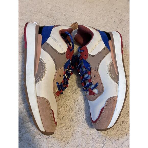 Zara Collection Shoes Sneaker Women 9 Multicolor Retro Comfortable - Picture 2 of 5